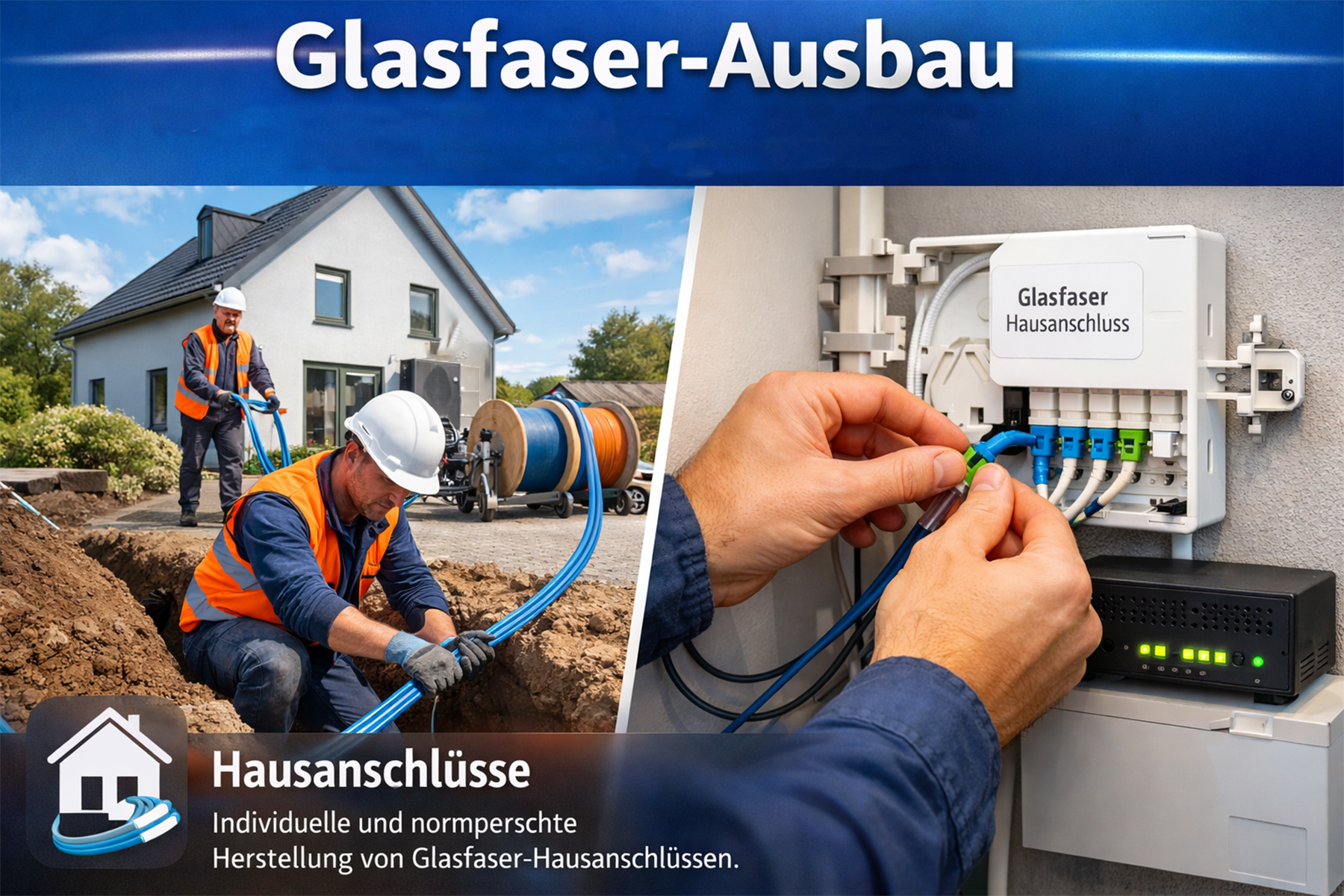 Glasfaser-Ausbau